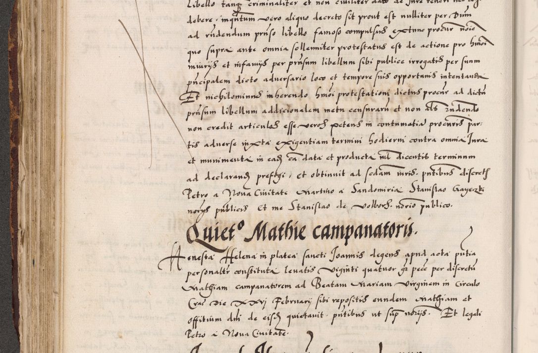 Zdjęcie nr 398 dla obiektu archiwalnego: Acta causarum, obligacionum, sentenciarum tam interlocutoriarum quam diffinitivarum constitutionumque coram reverendo patre domino Petro Porembski canonico et officiali generali Cracoviensi de anno Domini millesimo quingentesimo quadragesimo nono, cuius indictio septima, pontificatus sanctissimi in Christo patris et domini nostri domini Pauli divina providencia tercii, anno ipsius nacionis Pauli pape terciii die tercia mensis Novembris inchoatur