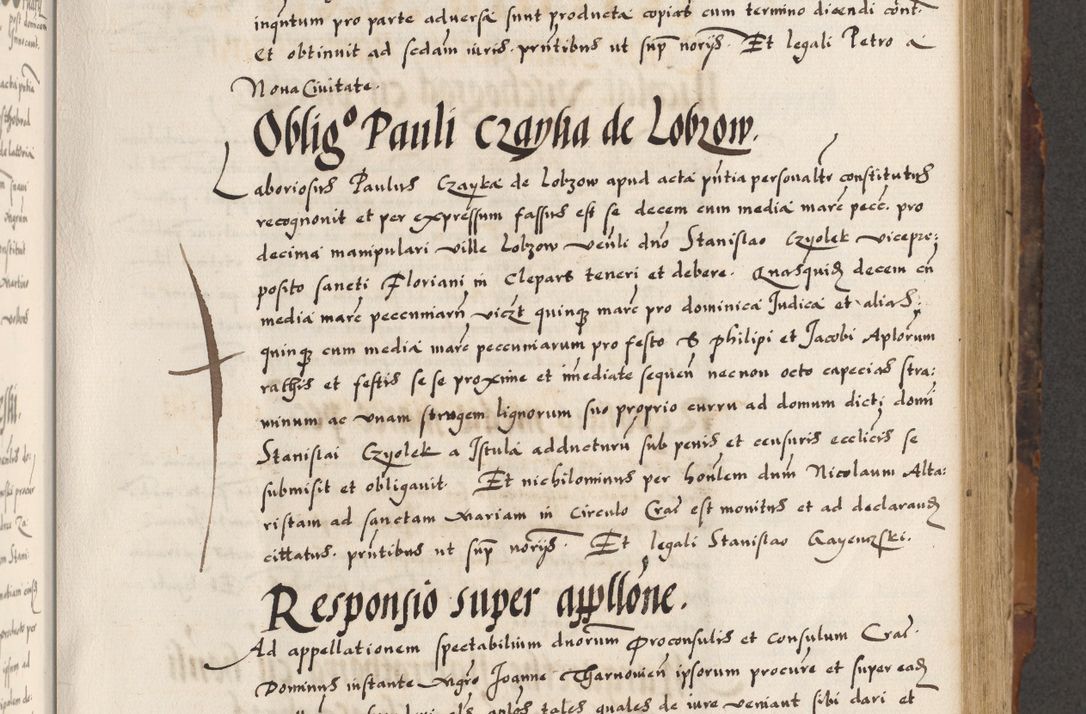 Zdjęcie nr 405 dla obiektu archiwalnego: Acta causarum, obligacionum, sentenciarum tam interlocutoriarum quam diffinitivarum constitutionumque coram reverendo patre domino Petro Porembski canonico et officiali generali Cracoviensi de anno Domini millesimo quingentesimo quadragesimo nono, cuius indictio septima, pontificatus sanctissimi in Christo patris et domini nostri domini Pauli divina providencia tercii, anno ipsius nacionis Pauli pape terciii die tercia mensis Novembris inchoatur