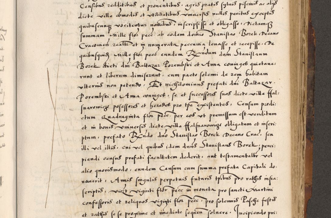 Zdjęcie nr 411 dla obiektu archiwalnego: Acta causarum, obligacionum, sentenciarum tam interlocutoriarum quam diffinitivarum constitutionumque coram reverendo patre domino Petro Porembski canonico et officiali generali Cracoviensi de anno Domini millesimo quingentesimo quadragesimo nono, cuius indictio septima, pontificatus sanctissimi in Christo patris et domini nostri domini Pauli divina providencia tercii, anno ipsius nacionis Pauli pape terciii die tercia mensis Novembris inchoatur