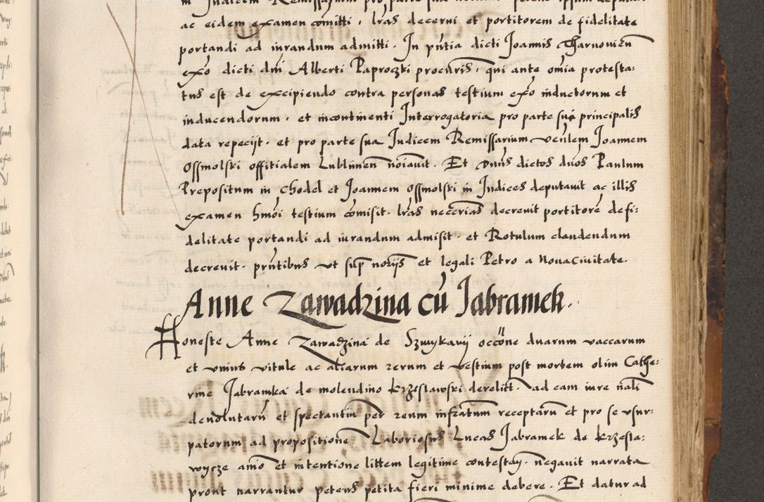 Zdjęcie nr 409 dla obiektu archiwalnego: Acta causarum, obligacionum, sentenciarum tam interlocutoriarum quam diffinitivarum constitutionumque coram reverendo patre domino Petro Porembski canonico et officiali generali Cracoviensi de anno Domini millesimo quingentesimo quadragesimo nono, cuius indictio septima, pontificatus sanctissimi in Christo patris et domini nostri domini Pauli divina providencia tercii, anno ipsius nacionis Pauli pape terciii die tercia mensis Novembris inchoatur