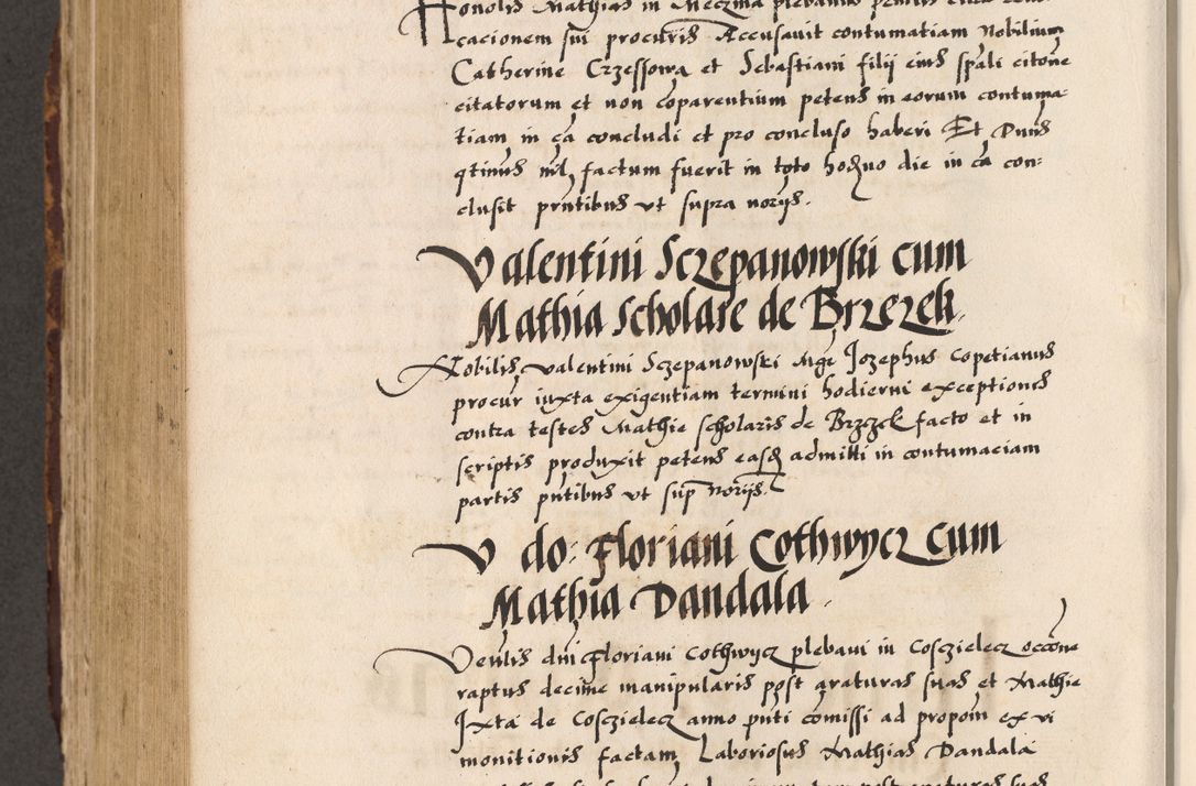 Zdjęcie nr 431 dla obiektu archiwalnego: Acta causarum, obligacionum, sentenciarum tam interlocutoriarum quam diffinitivarum constitutionumque coram reverendo patre domino Petro Porembski canonico et officiali generali Cracoviensi de anno Domini millesimo quingentesimo quadragesimo nono, cuius indictio septima, pontificatus sanctissimi in Christo patris et domini nostri domini Pauli divina providencia tercii, anno ipsius nacionis Pauli pape terciii die tercia mensis Novembris inchoatur