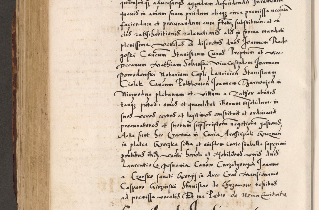 Zdjęcie nr 434 dla obiektu archiwalnego: Acta causarum, obligacionum, sentenciarum tam interlocutoriarum quam diffinitivarum constitutionumque coram reverendo patre domino Petro Porembski canonico et officiali generali Cracoviensi de anno Domini millesimo quingentesimo quadragesimo nono, cuius indictio septima, pontificatus sanctissimi in Christo patris et domini nostri domini Pauli divina providencia tercii, anno ipsius nacionis Pauli pape terciii die tercia mensis Novembris inchoatur