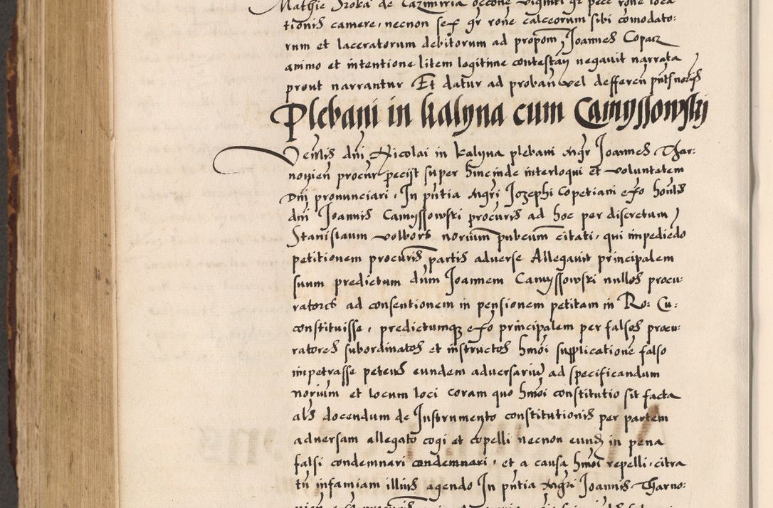 Zdjęcie nr 441 dla obiektu archiwalnego: Acta causarum, obligacionum, sentenciarum tam interlocutoriarum quam diffinitivarum constitutionumque coram reverendo patre domino Petro Porembski canonico et officiali generali Cracoviensi de anno Domini millesimo quingentesimo quadragesimo nono, cuius indictio septima, pontificatus sanctissimi in Christo patris et domini nostri domini Pauli divina providencia tercii, anno ipsius nacionis Pauli pape terciii die tercia mensis Novembris inchoatur
