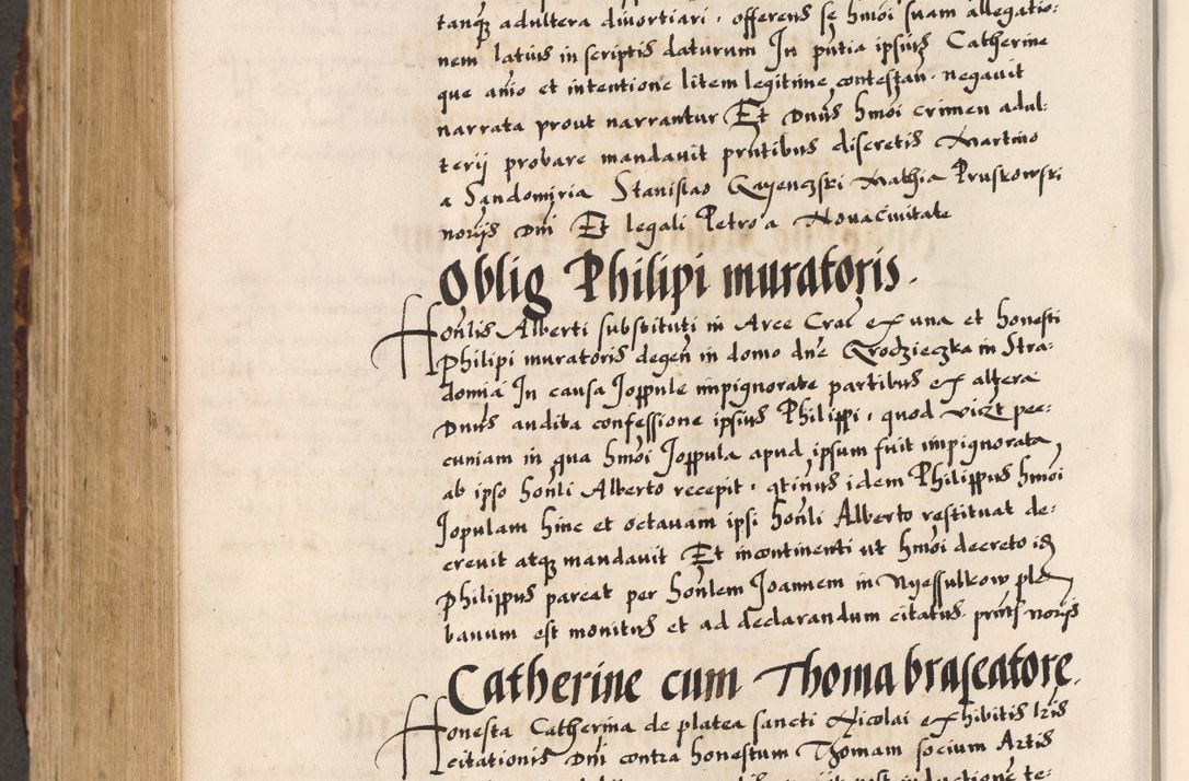 Zdjęcie nr 446 dla obiektu archiwalnego: Acta causarum, obligacionum, sentenciarum tam interlocutoriarum quam diffinitivarum constitutionumque coram reverendo patre domino Petro Porembski canonico et officiali generali Cracoviensi de anno Domini millesimo quingentesimo quadragesimo nono, cuius indictio septima, pontificatus sanctissimi in Christo patris et domini nostri domini Pauli divina providencia tercii, anno ipsius nacionis Pauli pape terciii die tercia mensis Novembris inchoatur