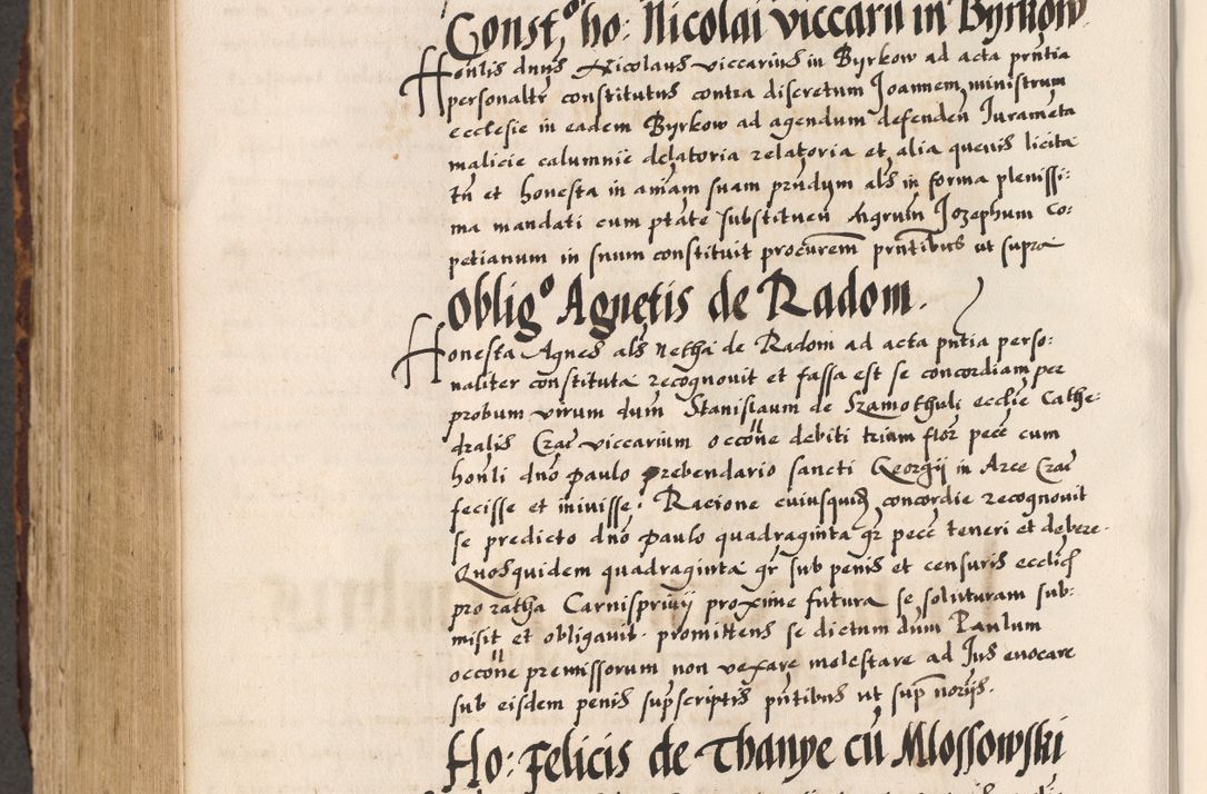 Zdjęcie nr 452 dla obiektu archiwalnego: Acta causarum, obligacionum, sentenciarum tam interlocutoriarum quam diffinitivarum constitutionumque coram reverendo patre domino Petro Porembski canonico et officiali generali Cracoviensi de anno Domini millesimo quingentesimo quadragesimo nono, cuius indictio septima, pontificatus sanctissimi in Christo patris et domini nostri domini Pauli divina providencia tercii, anno ipsius nacionis Pauli pape terciii die tercia mensis Novembris inchoatur