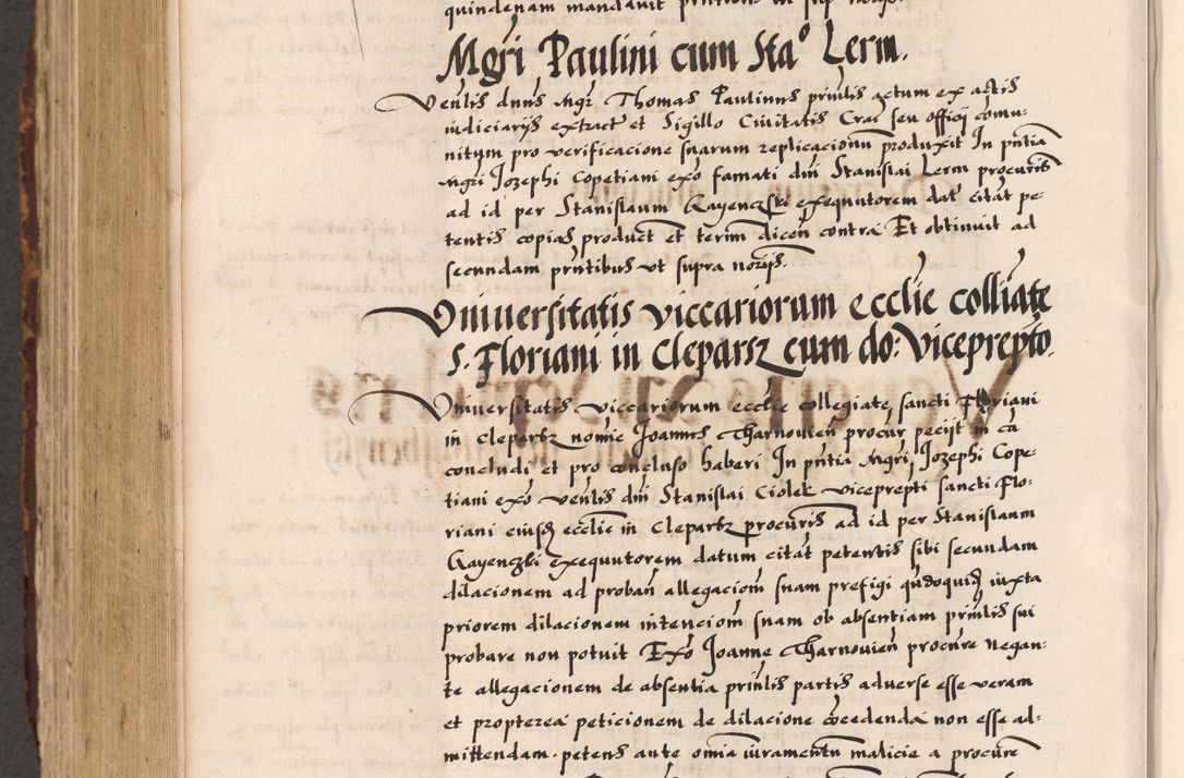 Zdjęcie nr 462 dla obiektu archiwalnego: Acta causarum, obligacionum, sentenciarum tam interlocutoriarum quam diffinitivarum constitutionumque coram reverendo patre domino Petro Porembski canonico et officiali generali Cracoviensi de anno Domini millesimo quingentesimo quadragesimo nono, cuius indictio septima, pontificatus sanctissimi in Christo patris et domini nostri domini Pauli divina providencia tercii, anno ipsius nacionis Pauli pape terciii die tercia mensis Novembris inchoatur