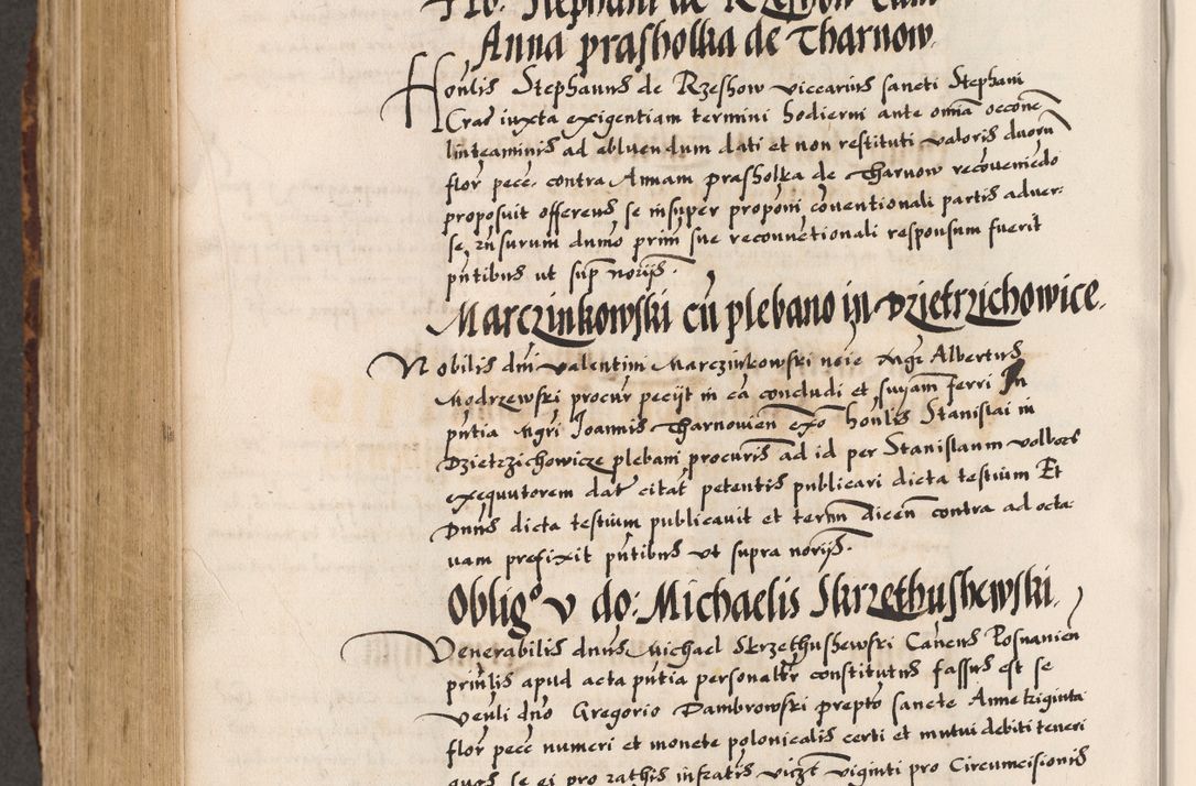 Zdjęcie nr 464 dla obiektu archiwalnego: Acta causarum, obligacionum, sentenciarum tam interlocutoriarum quam diffinitivarum constitutionumque coram reverendo patre domino Petro Porembski canonico et officiali generali Cracoviensi de anno Domini millesimo quingentesimo quadragesimo nono, cuius indictio septima, pontificatus sanctissimi in Christo patris et domini nostri domini Pauli divina providencia tercii, anno ipsius nacionis Pauli pape terciii die tercia mensis Novembris inchoatur