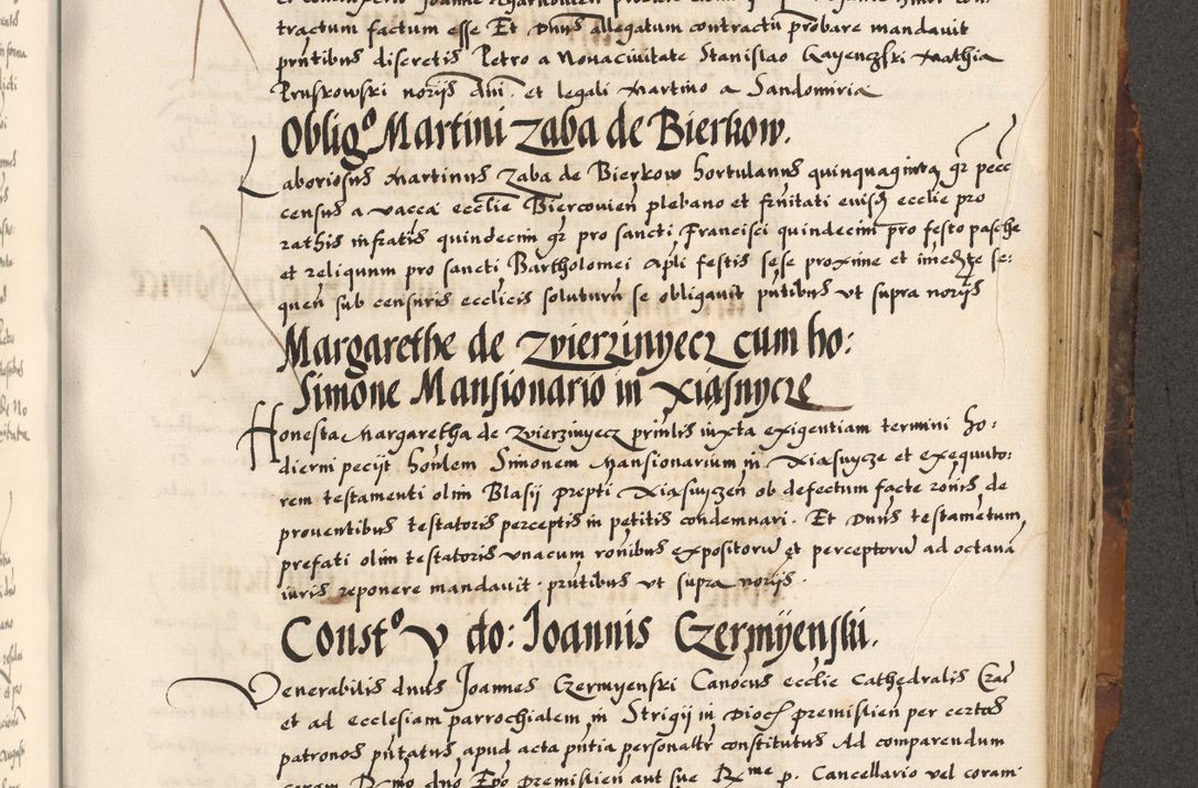 Zdjęcie nr 465 dla obiektu archiwalnego: Acta causarum, obligacionum, sentenciarum tam interlocutoriarum quam diffinitivarum constitutionumque coram reverendo patre domino Petro Porembski canonico et officiali generali Cracoviensi de anno Domini millesimo quingentesimo quadragesimo nono, cuius indictio septima, pontificatus sanctissimi in Christo patris et domini nostri domini Pauli divina providencia tercii, anno ipsius nacionis Pauli pape terciii die tercia mensis Novembris inchoatur