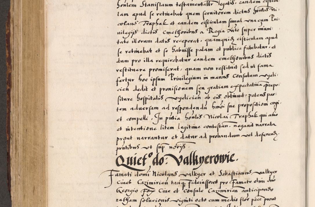 Zdjęcie nr 474 dla obiektu archiwalnego: Acta causarum, obligacionum, sentenciarum tam interlocutoriarum quam diffinitivarum constitutionumque coram reverendo patre domino Petro Porembski canonico et officiali generali Cracoviensi de anno Domini millesimo quingentesimo quadragesimo nono, cuius indictio septima, pontificatus sanctissimi in Christo patris et domini nostri domini Pauli divina providencia tercii, anno ipsius nacionis Pauli pape terciii die tercia mensis Novembris inchoatur