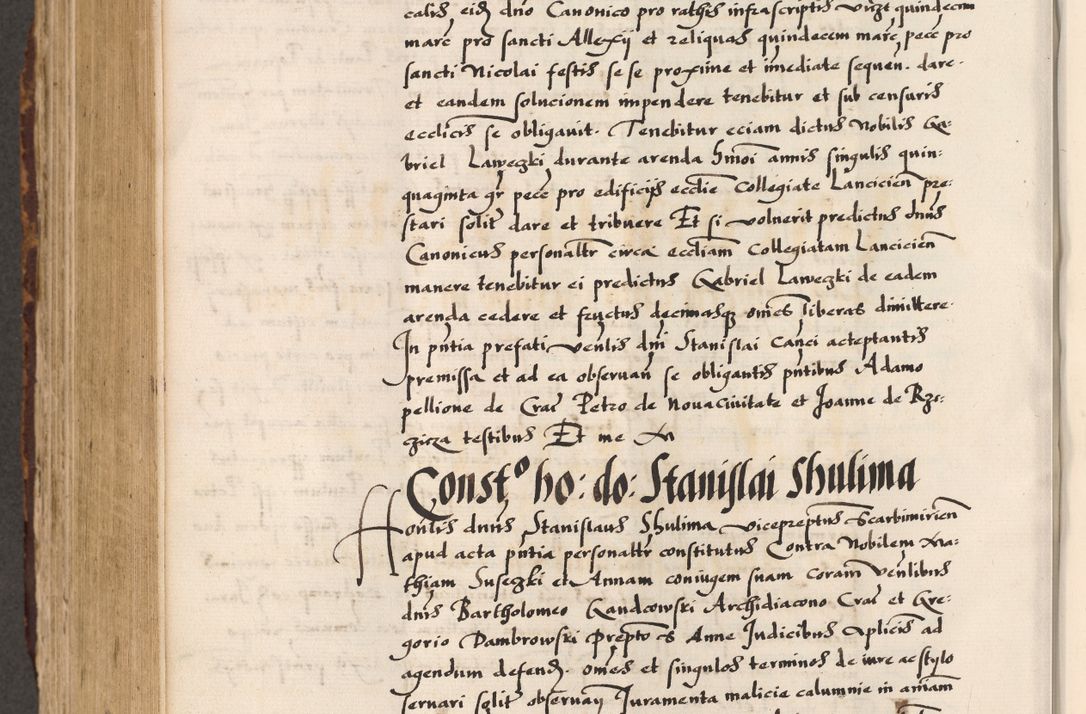 Zdjęcie nr 472 dla obiektu archiwalnego: Acta causarum, obligacionum, sentenciarum tam interlocutoriarum quam diffinitivarum constitutionumque coram reverendo patre domino Petro Porembski canonico et officiali generali Cracoviensi de anno Domini millesimo quingentesimo quadragesimo nono, cuius indictio septima, pontificatus sanctissimi in Christo patris et domini nostri domini Pauli divina providencia tercii, anno ipsius nacionis Pauli pape terciii die tercia mensis Novembris inchoatur