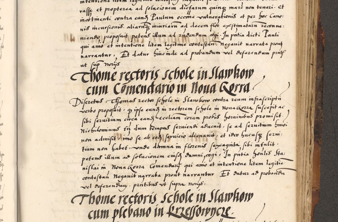 Zdjęcie nr 481 dla obiektu archiwalnego: Acta causarum, obligacionum, sentenciarum tam interlocutoriarum quam diffinitivarum constitutionumque coram reverendo patre domino Petro Porembski canonico et officiali generali Cracoviensi de anno Domini millesimo quingentesimo quadragesimo nono, cuius indictio septima, pontificatus sanctissimi in Christo patris et domini nostri domini Pauli divina providencia tercii, anno ipsius nacionis Pauli pape terciii die tercia mensis Novembris inchoatur