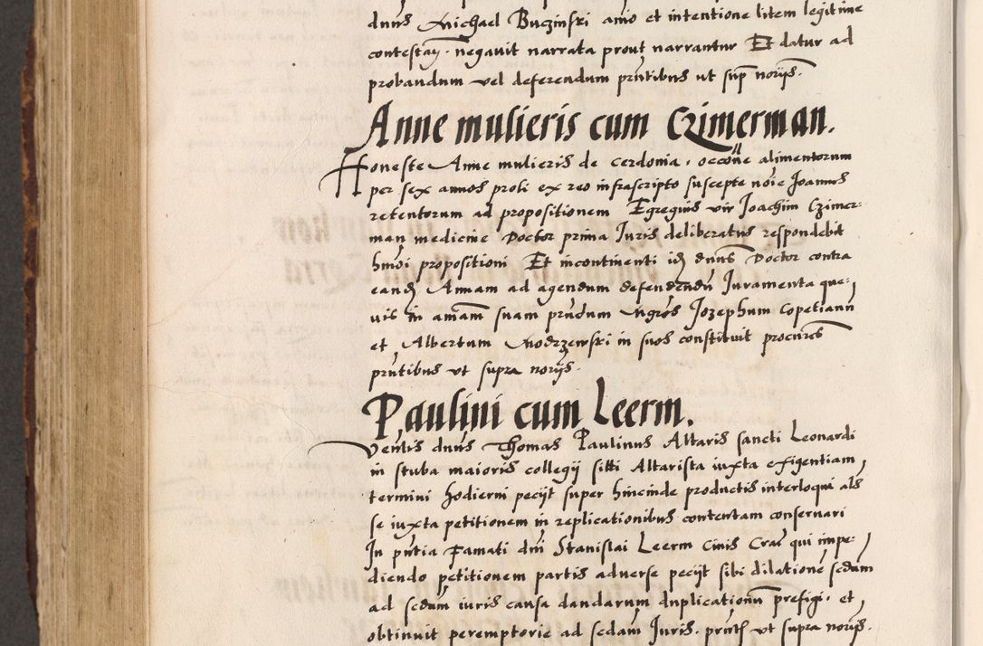 Zdjęcie nr 480 dla obiektu archiwalnego: Acta causarum, obligacionum, sentenciarum tam interlocutoriarum quam diffinitivarum constitutionumque coram reverendo patre domino Petro Porembski canonico et officiali generali Cracoviensi de anno Domini millesimo quingentesimo quadragesimo nono, cuius indictio septima, pontificatus sanctissimi in Christo patris et domini nostri domini Pauli divina providencia tercii, anno ipsius nacionis Pauli pape terciii die tercia mensis Novembris inchoatur