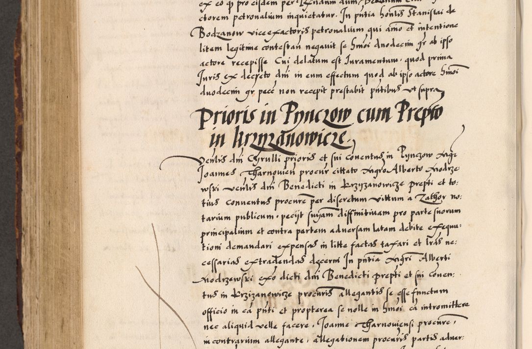 Zdjęcie nr 485 dla obiektu archiwalnego: Acta causarum, obligacionum, sentenciarum tam interlocutoriarum quam diffinitivarum constitutionumque coram reverendo patre domino Petro Porembski canonico et officiali generali Cracoviensi de anno Domini millesimo quingentesimo quadragesimo nono, cuius indictio septima, pontificatus sanctissimi in Christo patris et domini nostri domini Pauli divina providencia tercii, anno ipsius nacionis Pauli pape terciii die tercia mensis Novembris inchoatur
