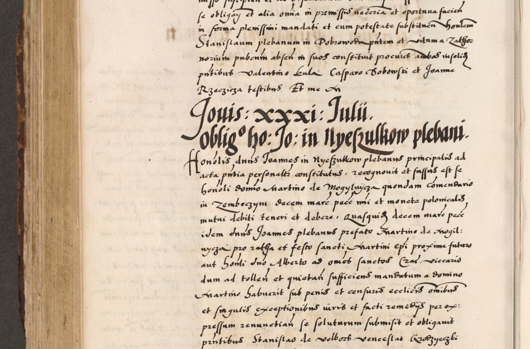 Zdjęcie nr 496 dla obiektu archiwalnego: Acta causarum, obligacionum, sentenciarum tam interlocutoriarum quam diffinitivarum constitutionumque coram reverendo patre domino Petro Porembski canonico et officiali generali Cracoviensi de anno Domini millesimo quingentesimo quadragesimo nono, cuius indictio septima, pontificatus sanctissimi in Christo patris et domini nostri domini Pauli divina providencia tercii, anno ipsius nacionis Pauli pape terciii die tercia mensis Novembris inchoatur