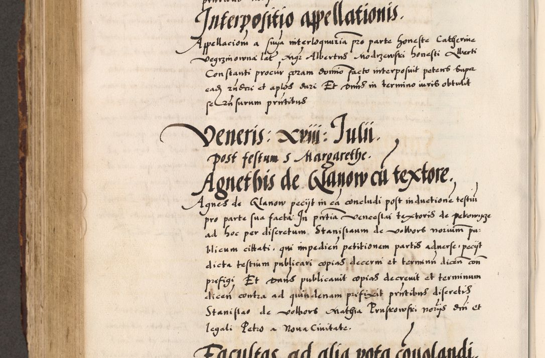Zdjęcie nr 499 dla obiektu archiwalnego: Acta causarum, obligacionum, sentenciarum tam interlocutoriarum quam diffinitivarum constitutionumque coram reverendo patre domino Petro Porembski canonico et officiali generali Cracoviensi de anno Domini millesimo quingentesimo quadragesimo nono, cuius indictio septima, pontificatus sanctissimi in Christo patris et domini nostri domini Pauli divina providencia tercii, anno ipsius nacionis Pauli pape terciii die tercia mensis Novembris inchoatur