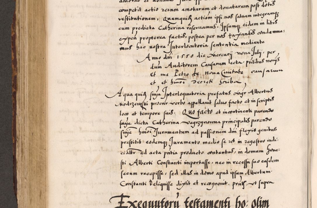 Zdjęcie nr 509 dla obiektu archiwalnego: Acta causarum, obligacionum, sentenciarum tam interlocutoriarum quam diffinitivarum constitutionumque coram reverendo patre domino Petro Porembski canonico et officiali generali Cracoviensi de anno Domini millesimo quingentesimo quadragesimo nono, cuius indictio septima, pontificatus sanctissimi in Christo patris et domini nostri domini Pauli divina providencia tercii, anno ipsius nacionis Pauli pape terciii die tercia mensis Novembris inchoatur