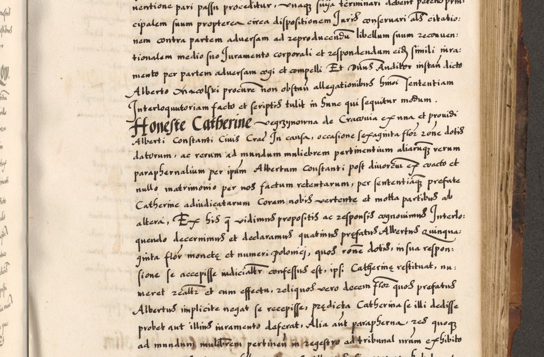 Zdjęcie nr 511 dla obiektu archiwalnego: Acta causarum, obligacionum, sentenciarum tam interlocutoriarum quam diffinitivarum constitutionumque coram reverendo patre domino Petro Porembski canonico et officiali generali Cracoviensi de anno Domini millesimo quingentesimo quadragesimo nono, cuius indictio septima, pontificatus sanctissimi in Christo patris et domini nostri domini Pauli divina providencia tercii, anno ipsius nacionis Pauli pape terciii die tercia mensis Novembris inchoatur