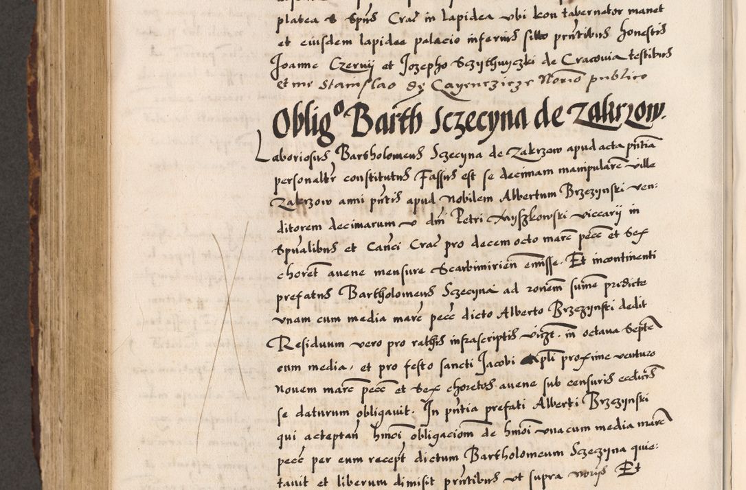 Zdjęcie nr 510 dla obiektu archiwalnego: Acta causarum, obligacionum, sentenciarum tam interlocutoriarum quam diffinitivarum constitutionumque coram reverendo patre domino Petro Porembski canonico et officiali generali Cracoviensi de anno Domini millesimo quingentesimo quadragesimo nono, cuius indictio septima, pontificatus sanctissimi in Christo patris et domini nostri domini Pauli divina providencia tercii, anno ipsius nacionis Pauli pape terciii die tercia mensis Novembris inchoatur