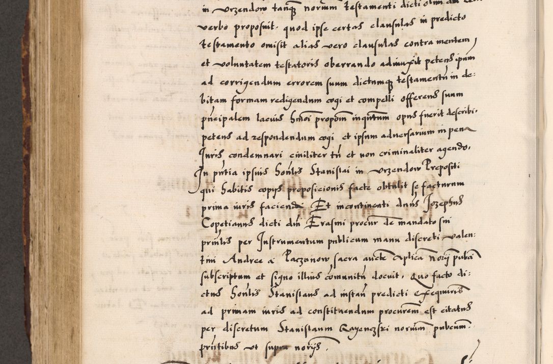 Zdjęcie nr 521 dla obiektu archiwalnego: Acta causarum, obligacionum, sentenciarum tam interlocutoriarum quam diffinitivarum constitutionumque coram reverendo patre domino Petro Porembski canonico et officiali generali Cracoviensi de anno Domini millesimo quingentesimo quadragesimo nono, cuius indictio septima, pontificatus sanctissimi in Christo patris et domini nostri domini Pauli divina providencia tercii, anno ipsius nacionis Pauli pape terciii die tercia mensis Novembris inchoatur