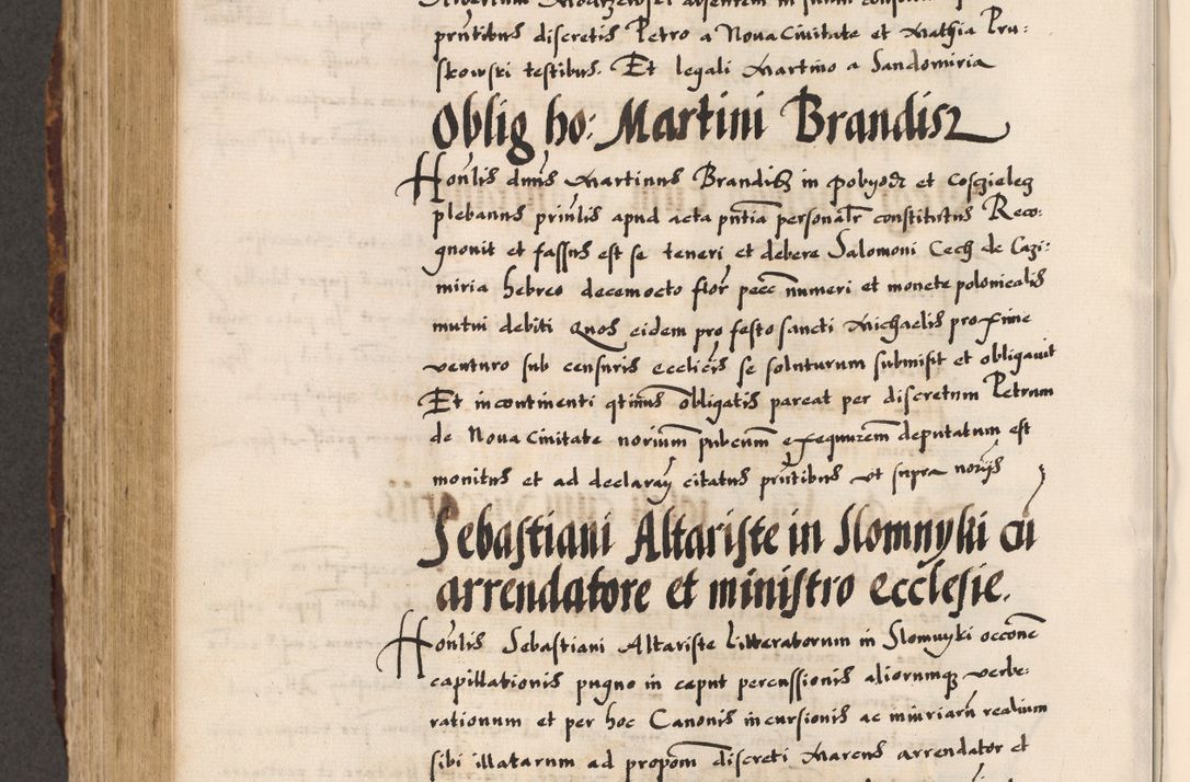 Zdjęcie nr 523 dla obiektu archiwalnego: Acta causarum, obligacionum, sentenciarum tam interlocutoriarum quam diffinitivarum constitutionumque coram reverendo patre domino Petro Porembski canonico et officiali generali Cracoviensi de anno Domini millesimo quingentesimo quadragesimo nono, cuius indictio septima, pontificatus sanctissimi in Christo patris et domini nostri domini Pauli divina providencia tercii, anno ipsius nacionis Pauli pape terciii die tercia mensis Novembris inchoatur