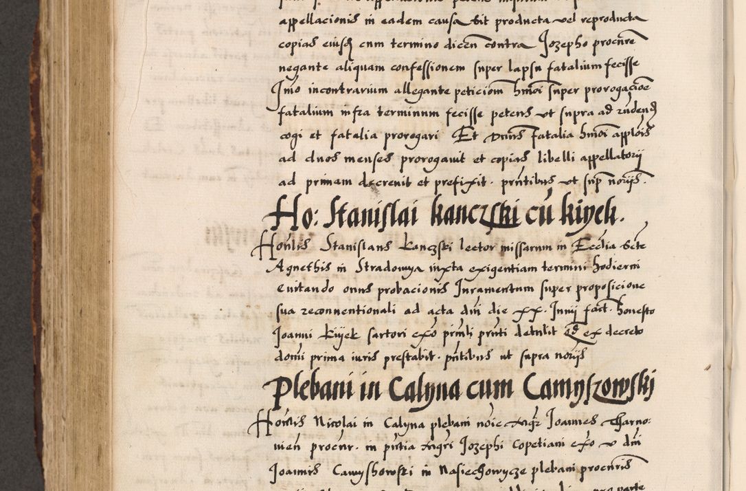 Zdjęcie nr 526 dla obiektu archiwalnego: Acta causarum, obligacionum, sentenciarum tam interlocutoriarum quam diffinitivarum constitutionumque coram reverendo patre domino Petro Porembski canonico et officiali generali Cracoviensi de anno Domini millesimo quingentesimo quadragesimo nono, cuius indictio septima, pontificatus sanctissimi in Christo patris et domini nostri domini Pauli divina providencia tercii, anno ipsius nacionis Pauli pape terciii die tercia mensis Novembris inchoatur