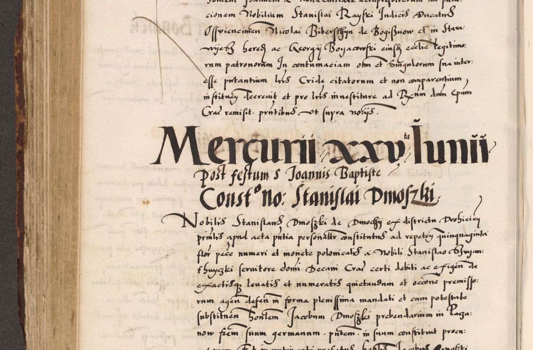 Zdjęcie nr 536 dla obiektu archiwalnego: Acta causarum, obligacionum, sentenciarum tam interlocutoriarum quam diffinitivarum constitutionumque coram reverendo patre domino Petro Porembski canonico et officiali generali Cracoviensi de anno Domini millesimo quingentesimo quadragesimo nono, cuius indictio septima, pontificatus sanctissimi in Christo patris et domini nostri domini Pauli divina providencia tercii, anno ipsius nacionis Pauli pape terciii die tercia mensis Novembris inchoatur