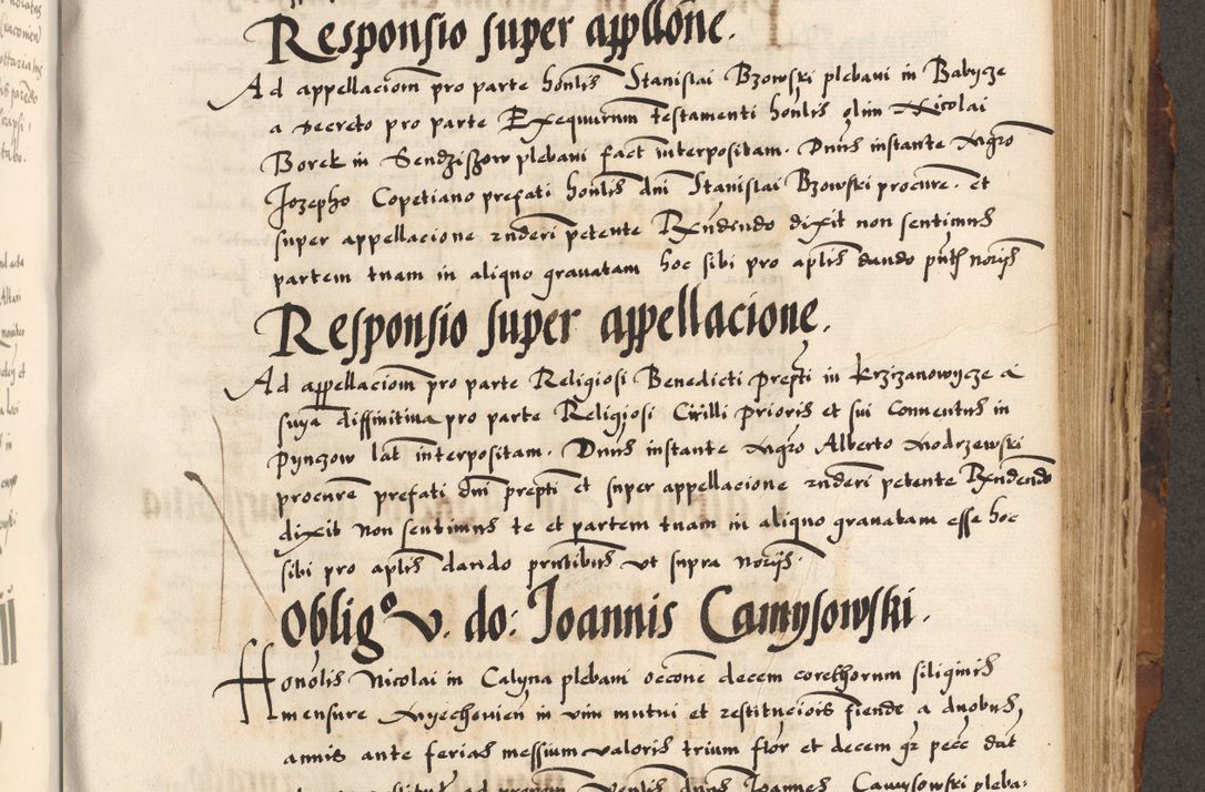 Zdjęcie nr 539 dla obiektu archiwalnego: Acta causarum, obligacionum, sentenciarum tam interlocutoriarum quam diffinitivarum constitutionumque coram reverendo patre domino Petro Porembski canonico et officiali generali Cracoviensi de anno Domini millesimo quingentesimo quadragesimo nono, cuius indictio septima, pontificatus sanctissimi in Christo patris et domini nostri domini Pauli divina providencia tercii, anno ipsius nacionis Pauli pape terciii die tercia mensis Novembris inchoatur