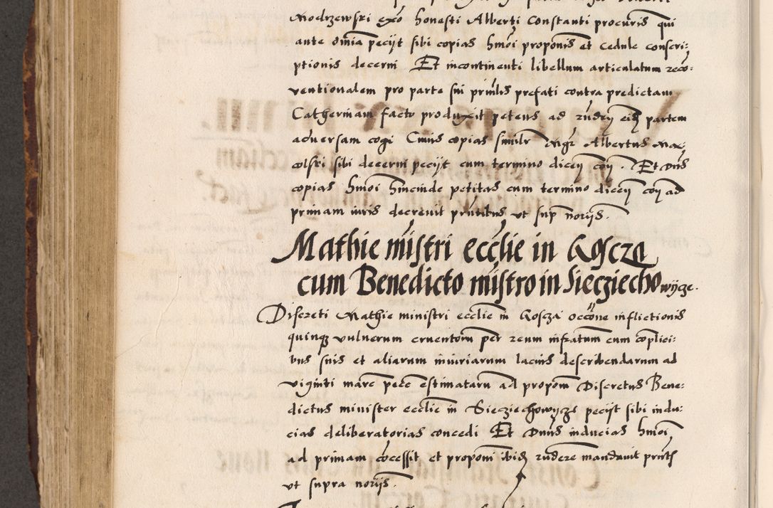 Zdjęcie nr 544 dla obiektu archiwalnego: Acta causarum, obligacionum, sentenciarum tam interlocutoriarum quam diffinitivarum constitutionumque coram reverendo patre domino Petro Porembski canonico et officiali generali Cracoviensi de anno Domini millesimo quingentesimo quadragesimo nono, cuius indictio septima, pontificatus sanctissimi in Christo patris et domini nostri domini Pauli divina providencia tercii, anno ipsius nacionis Pauli pape terciii die tercia mensis Novembris inchoatur