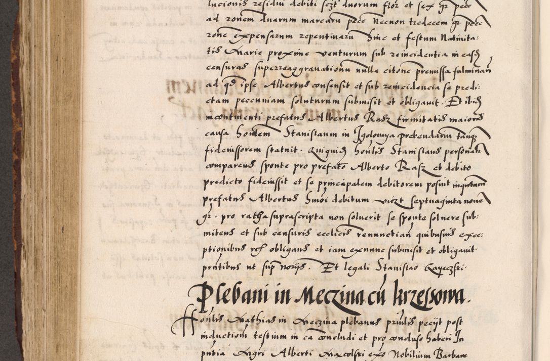 Zdjęcie nr 578 dla obiektu archiwalnego: Acta causarum, obligacionum, sentenciarum tam interlocutoriarum quam diffinitivarum constitutionumque coram reverendo patre domino Petro Porembski canonico et officiali generali Cracoviensi de anno Domini millesimo quingentesimo quadragesimo nono, cuius indictio septima, pontificatus sanctissimi in Christo patris et domini nostri domini Pauli divina providencia tercii, anno ipsius nacionis Pauli pape terciii die tercia mensis Novembris inchoatur