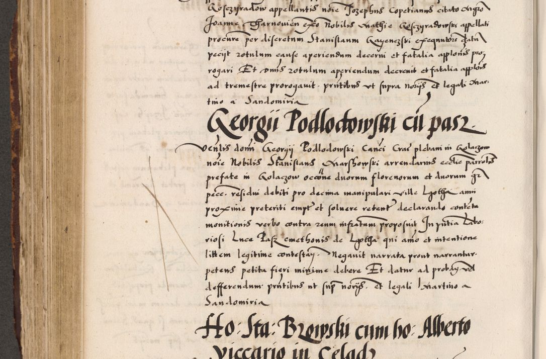 Zdjęcie nr 598 dla obiektu archiwalnego: Acta causarum, obligacionum, sentenciarum tam interlocutoriarum quam diffinitivarum constitutionumque coram reverendo patre domino Petro Porembski canonico et officiali generali Cracoviensi de anno Domini millesimo quingentesimo quadragesimo nono, cuius indictio septima, pontificatus sanctissimi in Christo patris et domini nostri domini Pauli divina providencia tercii, anno ipsius nacionis Pauli pape terciii die tercia mensis Novembris inchoatur