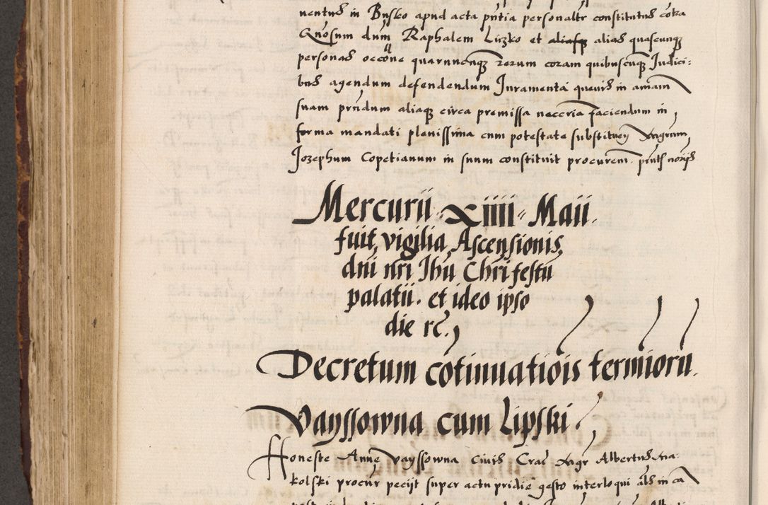 Zdjęcie nr 603 dla obiektu archiwalnego: Acta causarum, obligacionum, sentenciarum tam interlocutoriarum quam diffinitivarum constitutionumque coram reverendo patre domino Petro Porembski canonico et officiali generali Cracoviensi de anno Domini millesimo quingentesimo quadragesimo nono, cuius indictio septima, pontificatus sanctissimi in Christo patris et domini nostri domini Pauli divina providencia tercii, anno ipsius nacionis Pauli pape terciii die tercia mensis Novembris inchoatur