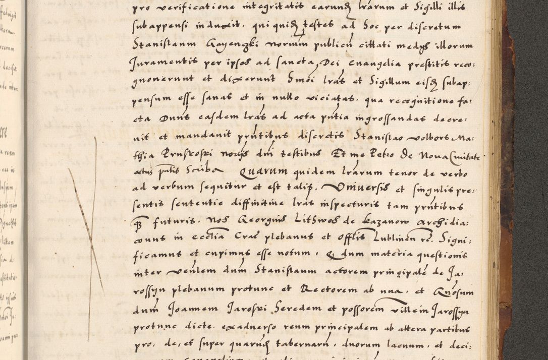 Zdjęcie nr 614 dla obiektu archiwalnego: Acta causarum, obligacionum, sentenciarum tam interlocutoriarum quam diffinitivarum constitutionumque coram reverendo patre domino Petro Porembski canonico et officiali generali Cracoviensi de anno Domini millesimo quingentesimo quadragesimo nono, cuius indictio septima, pontificatus sanctissimi in Christo patris et domini nostri domini Pauli divina providencia tercii, anno ipsius nacionis Pauli pape terciii die tercia mensis Novembris inchoatur