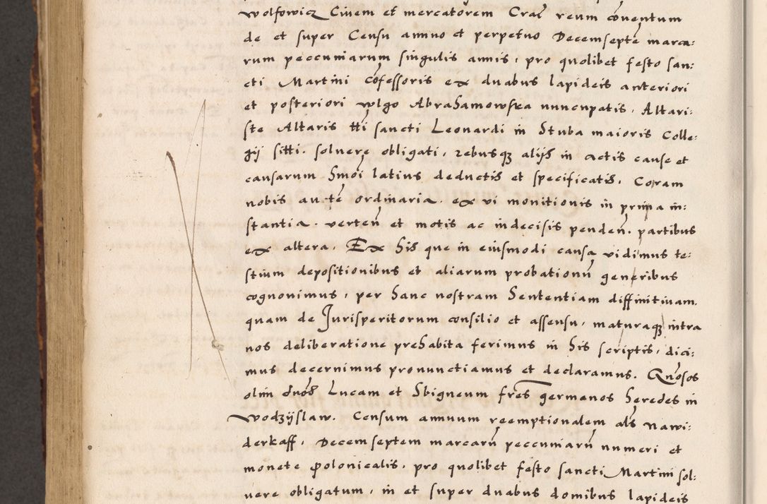 Zdjęcie nr 626 dla obiektu archiwalnego: Acta causarum, obligacionum, sentenciarum tam interlocutoriarum quam diffinitivarum constitutionumque coram reverendo patre domino Petro Porembski canonico et officiali generali Cracoviensi de anno Domini millesimo quingentesimo quadragesimo nono, cuius indictio septima, pontificatus sanctissimi in Christo patris et domini nostri domini Pauli divina providencia tercii, anno ipsius nacionis Pauli pape terciii die tercia mensis Novembris inchoatur