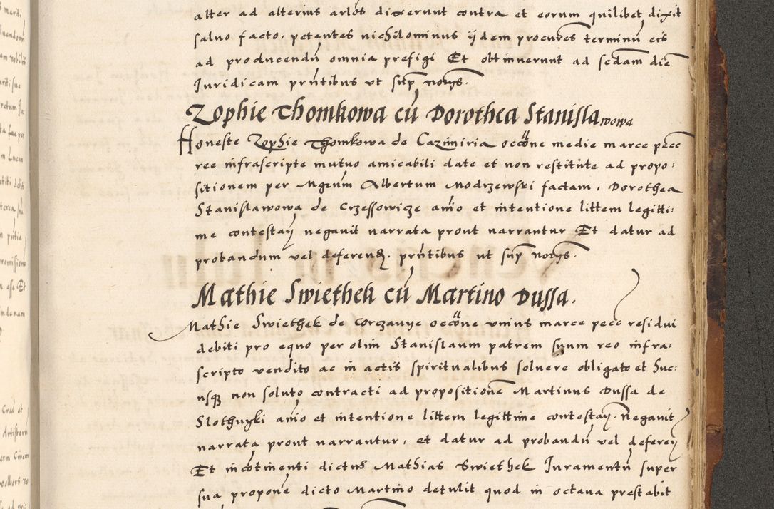 Zdjęcie nr 627 dla obiektu archiwalnego: Acta causarum, obligacionum, sentenciarum tam interlocutoriarum quam diffinitivarum constitutionumque coram reverendo patre domino Petro Porembski canonico et officiali generali Cracoviensi de anno Domini millesimo quingentesimo quadragesimo nono, cuius indictio septima, pontificatus sanctissimi in Christo patris et domini nostri domini Pauli divina providencia tercii, anno ipsius nacionis Pauli pape terciii die tercia mensis Novembris inchoatur