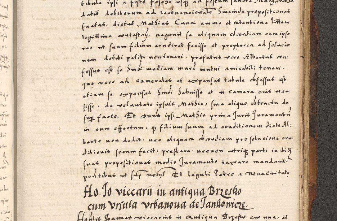 Zdjęcie nr 643 dla obiektu archiwalnego: Acta causarum, obligacionum, sentenciarum tam interlocutoriarum quam diffinitivarum constitutionumque coram reverendo patre domino Petro Porembski canonico et officiali generali Cracoviensi de anno Domini millesimo quingentesimo quadragesimo nono, cuius indictio septima, pontificatus sanctissimi in Christo patris et domini nostri domini Pauli divina providencia tercii, anno ipsius nacionis Pauli pape terciii die tercia mensis Novembris inchoatur