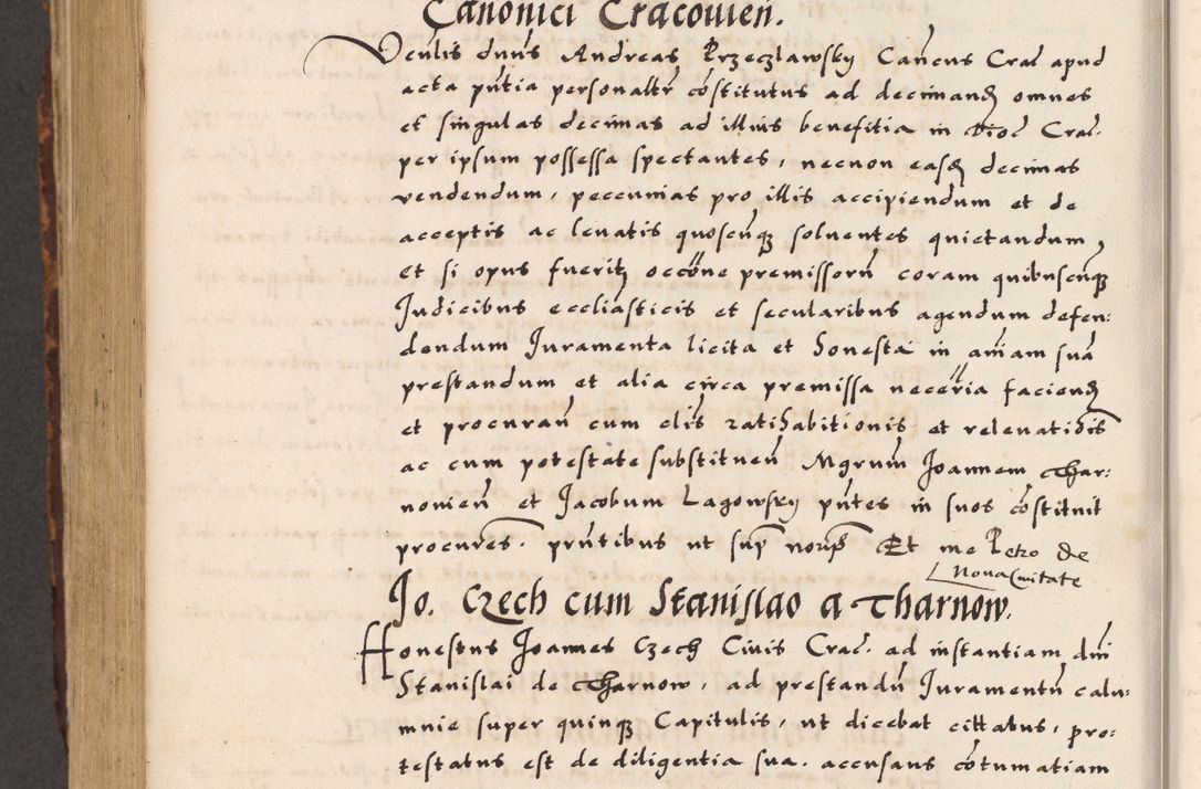 Zdjęcie nr 644 dla obiektu archiwalnego: Acta causarum, obligacionum, sentenciarum tam interlocutoriarum quam diffinitivarum constitutionumque coram reverendo patre domino Petro Porembski canonico et officiali generali Cracoviensi de anno Domini millesimo quingentesimo quadragesimo nono, cuius indictio septima, pontificatus sanctissimi in Christo patris et domini nostri domini Pauli divina providencia tercii, anno ipsius nacionis Pauli pape terciii die tercia mensis Novembris inchoatur
