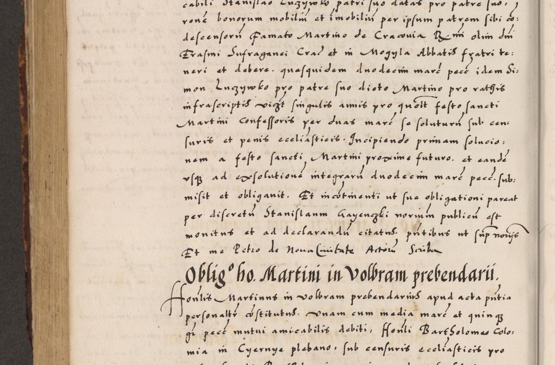Zdjęcie nr 652 dla obiektu archiwalnego: Acta causarum, obligacionum, sentenciarum tam interlocutoriarum quam diffinitivarum constitutionumque coram reverendo patre domino Petro Porembski canonico et officiali generali Cracoviensi de anno Domini millesimo quingentesimo quadragesimo nono, cuius indictio septima, pontificatus sanctissimi in Christo patris et domini nostri domini Pauli divina providencia tercii, anno ipsius nacionis Pauli pape terciii die tercia mensis Novembris inchoatur