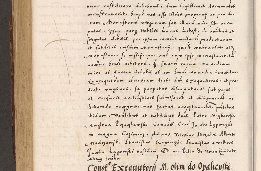 Zdjęcie nr 655 dla obiektu archiwalnego: Acta causarum, obligacionum, sentenciarum tam interlocutoriarum quam diffinitivarum constitutionumque coram reverendo patre domino Petro Porembski canonico et officiali generali Cracoviensi de anno Domini millesimo quingentesimo quadragesimo nono, cuius indictio septima, pontificatus sanctissimi in Christo patris et domini nostri domini Pauli divina providencia tercii, anno ipsius nacionis Pauli pape terciii die tercia mensis Novembris inchoatur
