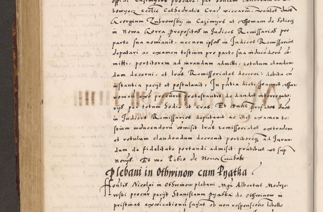 Zdjęcie nr 666 dla obiektu archiwalnego: Acta causarum, obligacionum, sentenciarum tam interlocutoriarum quam diffinitivarum constitutionumque coram reverendo patre domino Petro Porembski canonico et officiali generali Cracoviensi de anno Domini millesimo quingentesimo quadragesimo nono, cuius indictio septima, pontificatus sanctissimi in Christo patris et domini nostri domini Pauli divina providencia tercii, anno ipsius nacionis Pauli pape terciii die tercia mensis Novembris inchoatur
