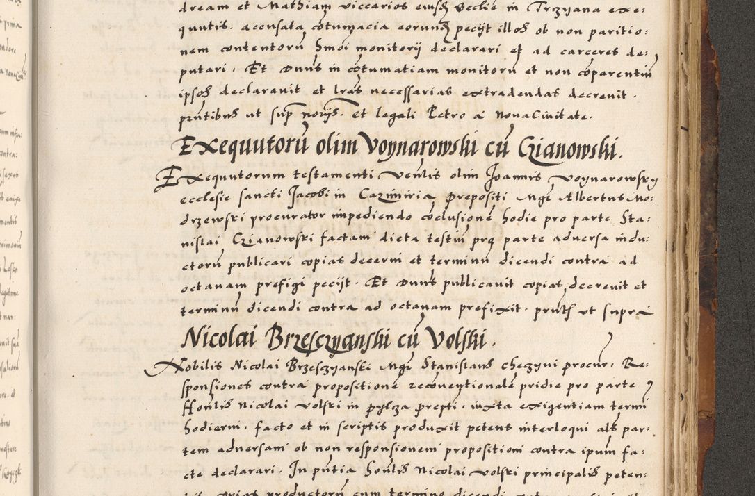 Zdjęcie nr 673 dla obiektu archiwalnego: Acta causarum, obligacionum, sentenciarum tam interlocutoriarum quam diffinitivarum constitutionumque coram reverendo patre domino Petro Porembski canonico et officiali generali Cracoviensi de anno Domini millesimo quingentesimo quadragesimo nono, cuius indictio septima, pontificatus sanctissimi in Christo patris et domini nostri domini Pauli divina providencia tercii, anno ipsius nacionis Pauli pape terciii die tercia mensis Novembris inchoatur