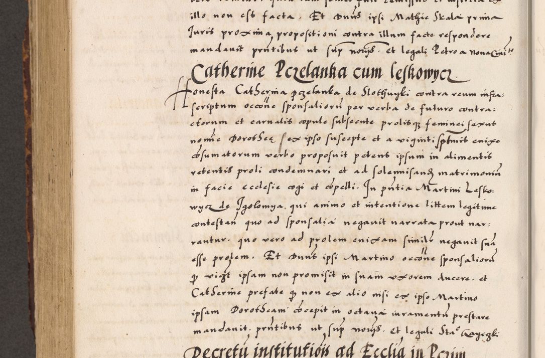 Zdjęcie nr 674 dla obiektu archiwalnego: Acta causarum, obligacionum, sentenciarum tam interlocutoriarum quam diffinitivarum constitutionumque coram reverendo patre domino Petro Porembski canonico et officiali generali Cracoviensi de anno Domini millesimo quingentesimo quadragesimo nono, cuius indictio septima, pontificatus sanctissimi in Christo patris et domini nostri domini Pauli divina providencia tercii, anno ipsius nacionis Pauli pape terciii die tercia mensis Novembris inchoatur