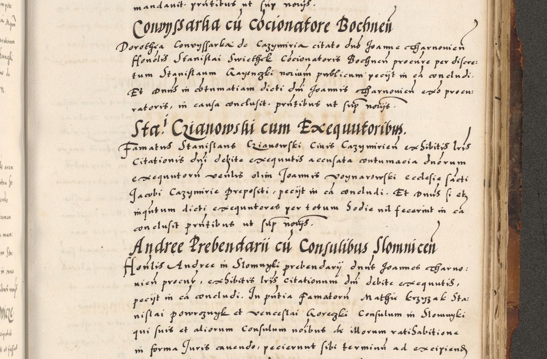 Zdjęcie nr 675 dla obiektu archiwalnego: Acta causarum, obligacionum, sentenciarum tam interlocutoriarum quam diffinitivarum constitutionumque coram reverendo patre domino Petro Porembski canonico et officiali generali Cracoviensi de anno Domini millesimo quingentesimo quadragesimo nono, cuius indictio septima, pontificatus sanctissimi in Christo patris et domini nostri domini Pauli divina providencia tercii, anno ipsius nacionis Pauli pape terciii die tercia mensis Novembris inchoatur