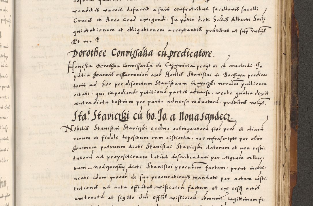 Zdjęcie nr 679 dla obiektu archiwalnego: Acta causarum, obligacionum, sentenciarum tam interlocutoriarum quam diffinitivarum constitutionumque coram reverendo patre domino Petro Porembski canonico et officiali generali Cracoviensi de anno Domini millesimo quingentesimo quadragesimo nono, cuius indictio septima, pontificatus sanctissimi in Christo patris et domini nostri domini Pauli divina providencia tercii, anno ipsius nacionis Pauli pape terciii die tercia mensis Novembris inchoatur
