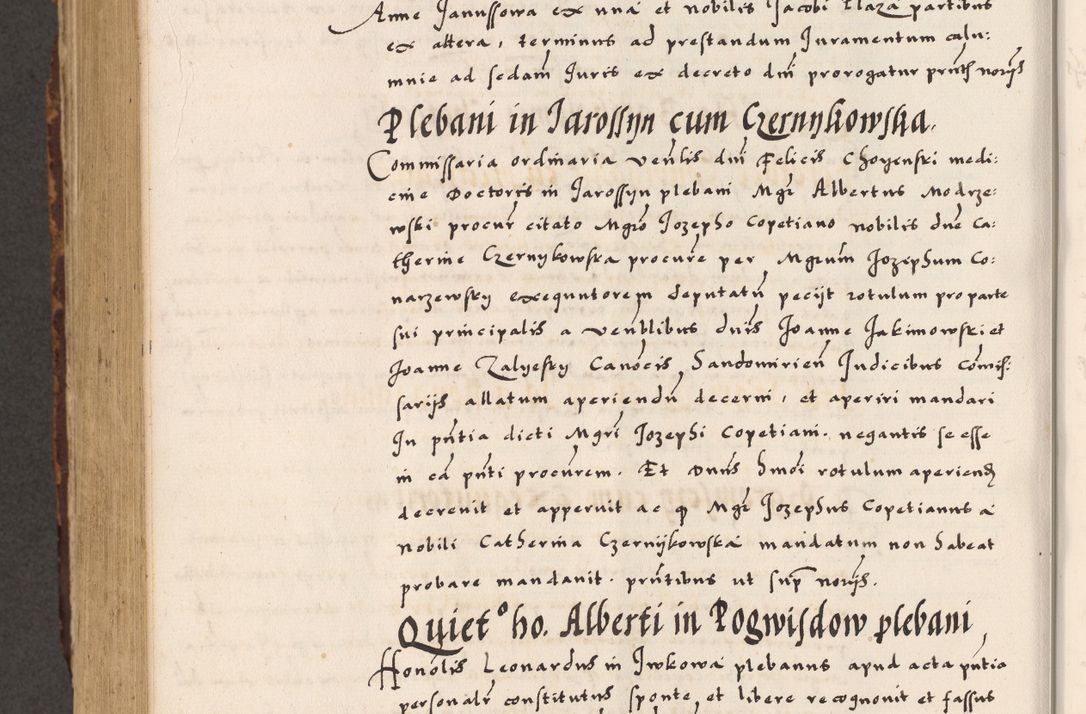 Zdjęcie nr 681 dla obiektu archiwalnego: Acta causarum, obligacionum, sentenciarum tam interlocutoriarum quam diffinitivarum constitutionumque coram reverendo patre domino Petro Porembski canonico et officiali generali Cracoviensi de anno Domini millesimo quingentesimo quadragesimo nono, cuius indictio septima, pontificatus sanctissimi in Christo patris et domini nostri domini Pauli divina providencia tercii, anno ipsius nacionis Pauli pape terciii die tercia mensis Novembris inchoatur