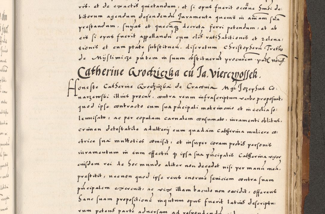 Zdjęcie nr 685 dla obiektu archiwalnego: Acta causarum, obligacionum, sentenciarum tam interlocutoriarum quam diffinitivarum constitutionumque coram reverendo patre domino Petro Porembski canonico et officiali generali Cracoviensi de anno Domini millesimo quingentesimo quadragesimo nono, cuius indictio septima, pontificatus sanctissimi in Christo patris et domini nostri domini Pauli divina providencia tercii, anno ipsius nacionis Pauli pape terciii die tercia mensis Novembris inchoatur