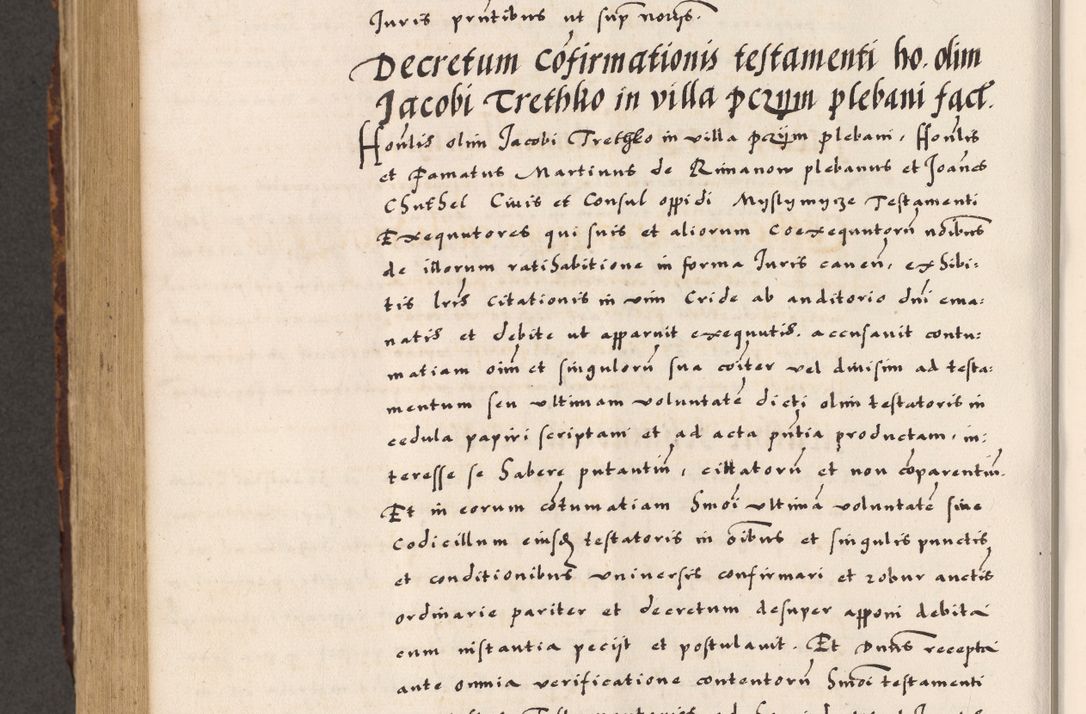 Zdjęcie nr 686 dla obiektu archiwalnego: Acta causarum, obligacionum, sentenciarum tam interlocutoriarum quam diffinitivarum constitutionumque coram reverendo patre domino Petro Porembski canonico et officiali generali Cracoviensi de anno Domini millesimo quingentesimo quadragesimo nono, cuius indictio septima, pontificatus sanctissimi in Christo patris et domini nostri domini Pauli divina providencia tercii, anno ipsius nacionis Pauli pape terciii die tercia mensis Novembris inchoatur
