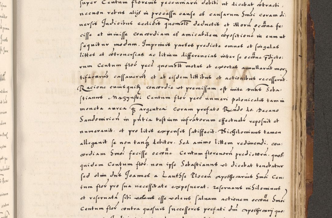 Zdjęcie nr 689 dla obiektu archiwalnego: Acta causarum, obligacionum, sentenciarum tam interlocutoriarum quam diffinitivarum constitutionumque coram reverendo patre domino Petro Porembski canonico et officiali generali Cracoviensi de anno Domini millesimo quingentesimo quadragesimo nono, cuius indictio septima, pontificatus sanctissimi in Christo patris et domini nostri domini Pauli divina providencia tercii, anno ipsius nacionis Pauli pape terciii die tercia mensis Novembris inchoatur