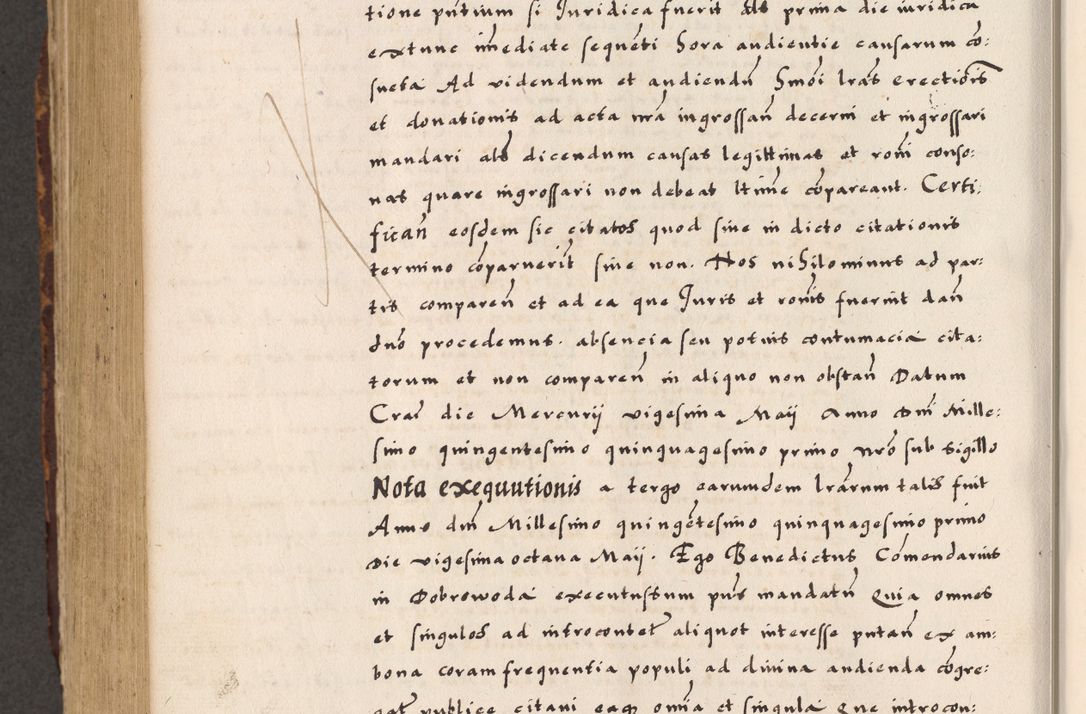 Zdjęcie nr 692 dla obiektu archiwalnego: Acta causarum, obligacionum, sentenciarum tam interlocutoriarum quam diffinitivarum constitutionumque coram reverendo patre domino Petro Porembski canonico et officiali generali Cracoviensi de anno Domini millesimo quingentesimo quadragesimo nono, cuius indictio septima, pontificatus sanctissimi in Christo patris et domini nostri domini Pauli divina providencia tercii, anno ipsius nacionis Pauli pape terciii die tercia mensis Novembris inchoatur