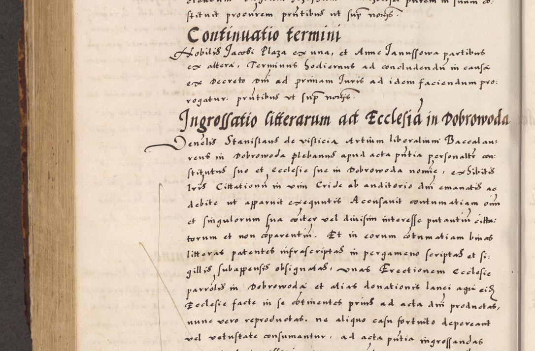 Zdjęcie nr 698 dla obiektu archiwalnego: Acta causarum, obligacionum, sentenciarum tam interlocutoriarum quam diffinitivarum constitutionumque coram reverendo patre domino Petro Porembski canonico et officiali generali Cracoviensi de anno Domini millesimo quingentesimo quadragesimo nono, cuius indictio septima, pontificatus sanctissimi in Christo patris et domini nostri domini Pauli divina providencia tercii, anno ipsius nacionis Pauli pape terciii die tercia mensis Novembris inchoatur