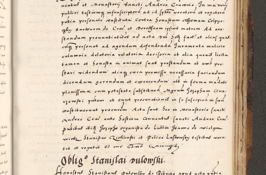 Zdjęcie nr 705 dla obiektu archiwalnego: Acta causarum, obligacionum, sentenciarum tam interlocutoriarum quam diffinitivarum constitutionumque coram reverendo patre domino Petro Porembski canonico et officiali generali Cracoviensi de anno Domini millesimo quingentesimo quadragesimo nono, cuius indictio septima, pontificatus sanctissimi in Christo patris et domini nostri domini Pauli divina providencia tercii, anno ipsius nacionis Pauli pape terciii die tercia mensis Novembris inchoatur
